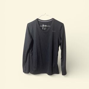 Nike Charcoal Long Sleeve Top